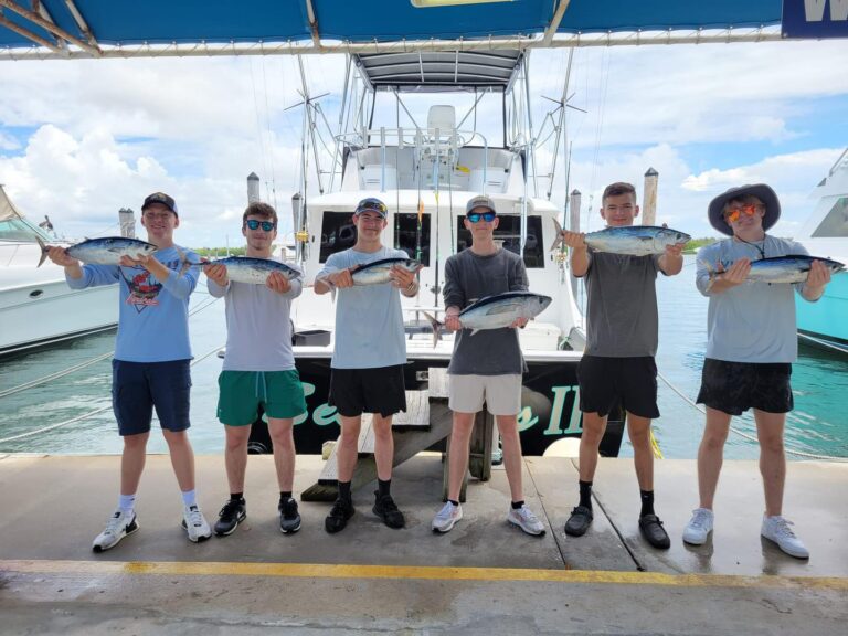 Miami Beach fishing in springtime